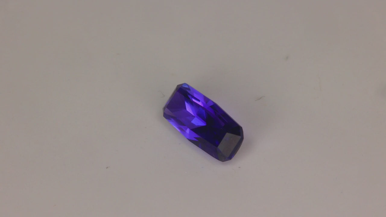 Antique Cushion Cut Tanzanite 2.82 Carats