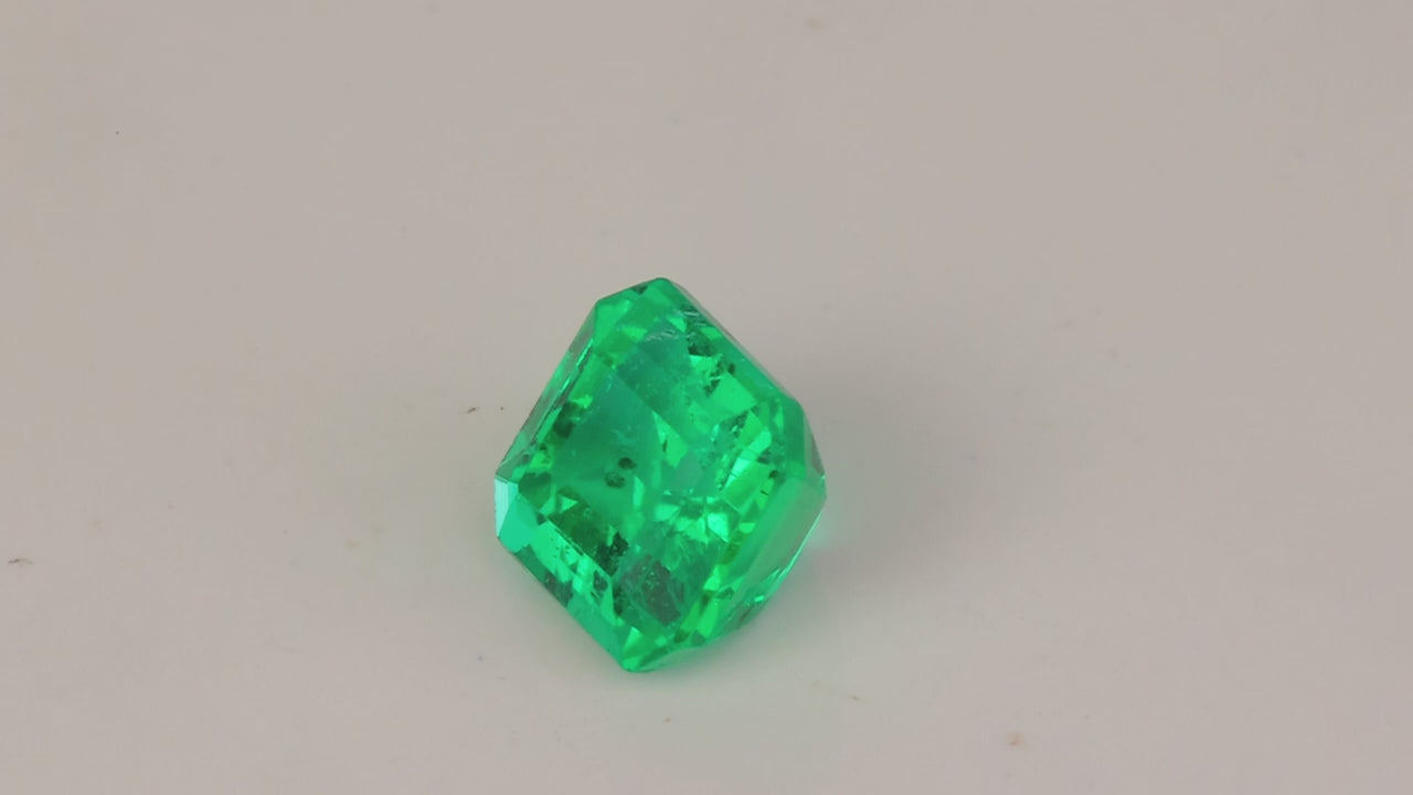 Emerald Cut Emerald From Zambia 1.27 Carats