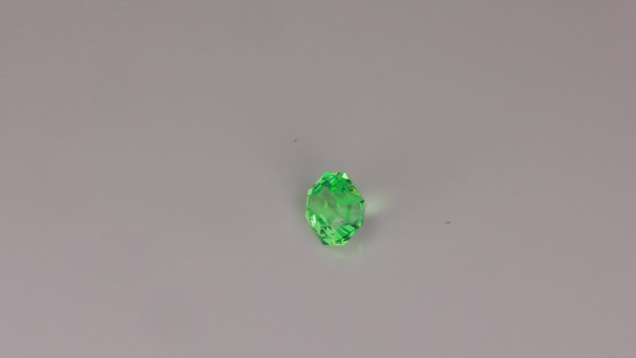 Emerald Cut Merilani Mint Garnet 1.29 Carats