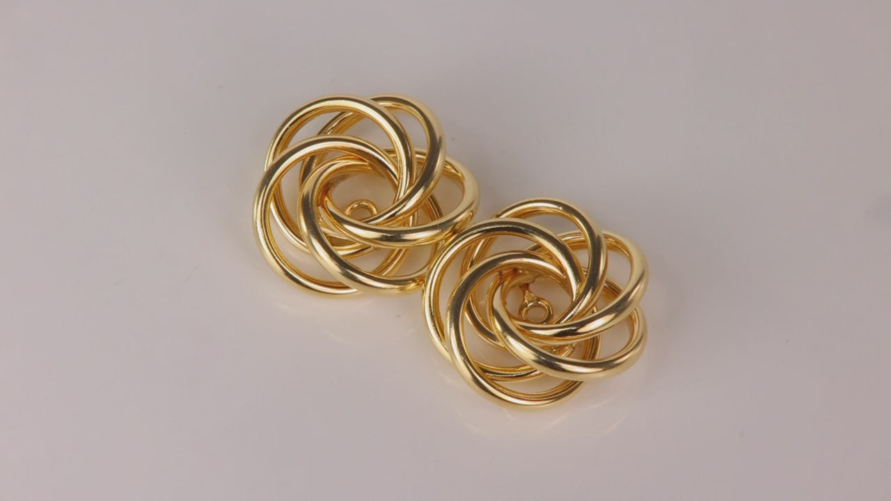 14K Yellow Gold Earring Jackets