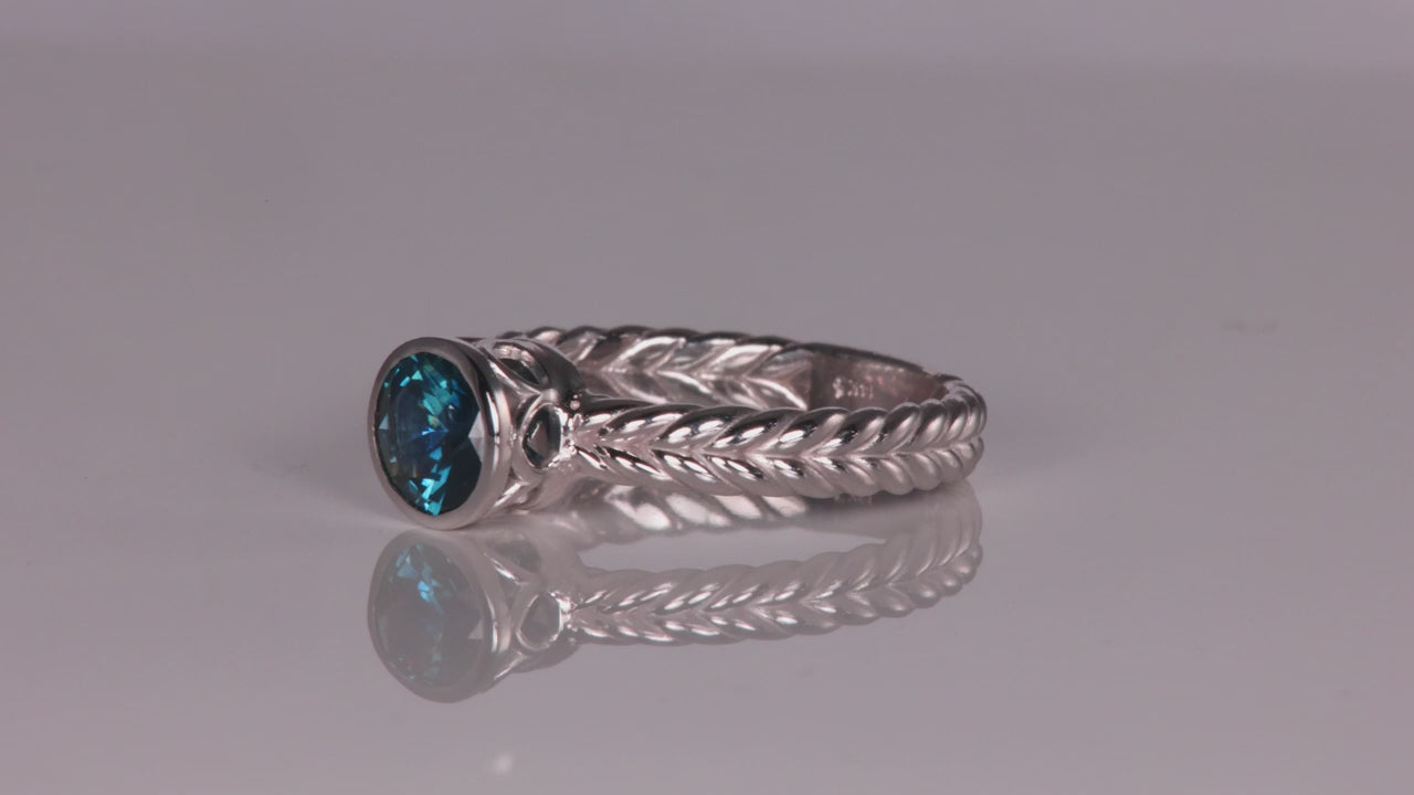 Montana Sapphire Ring 1.23 Carats