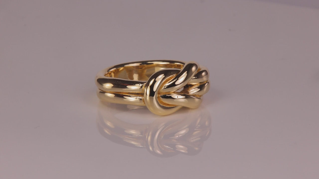 14K Yellow Gold Knot Ring