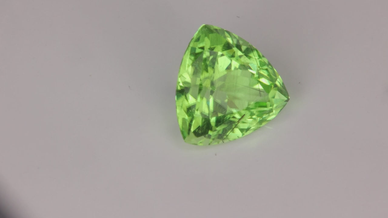 Trilliant Cut Peridot From Pakistan 11.83 Carats