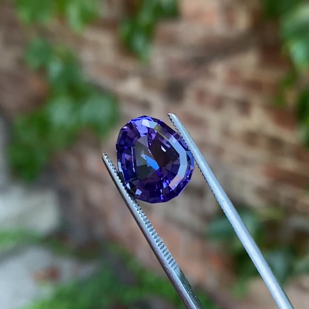 Step Shield Cut Tanzanite 10.23 Carats