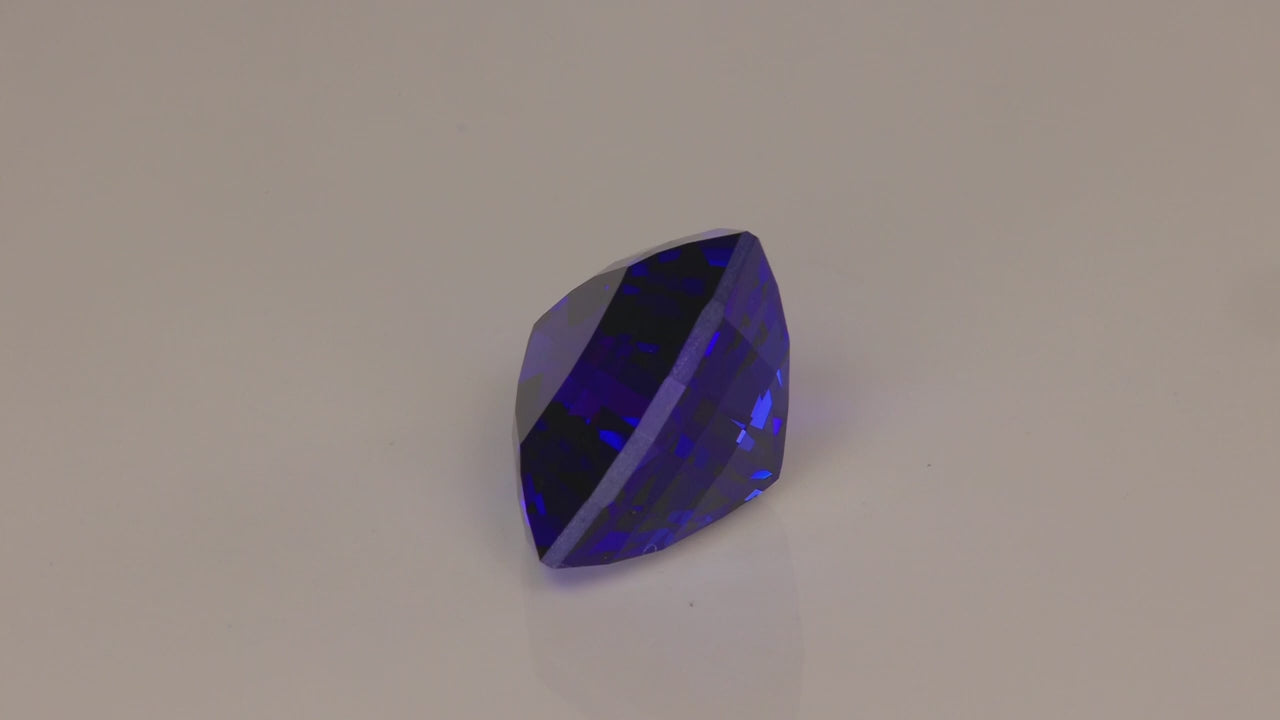 Stepped Trilliant Cut Tanzanite 23.20 Carats