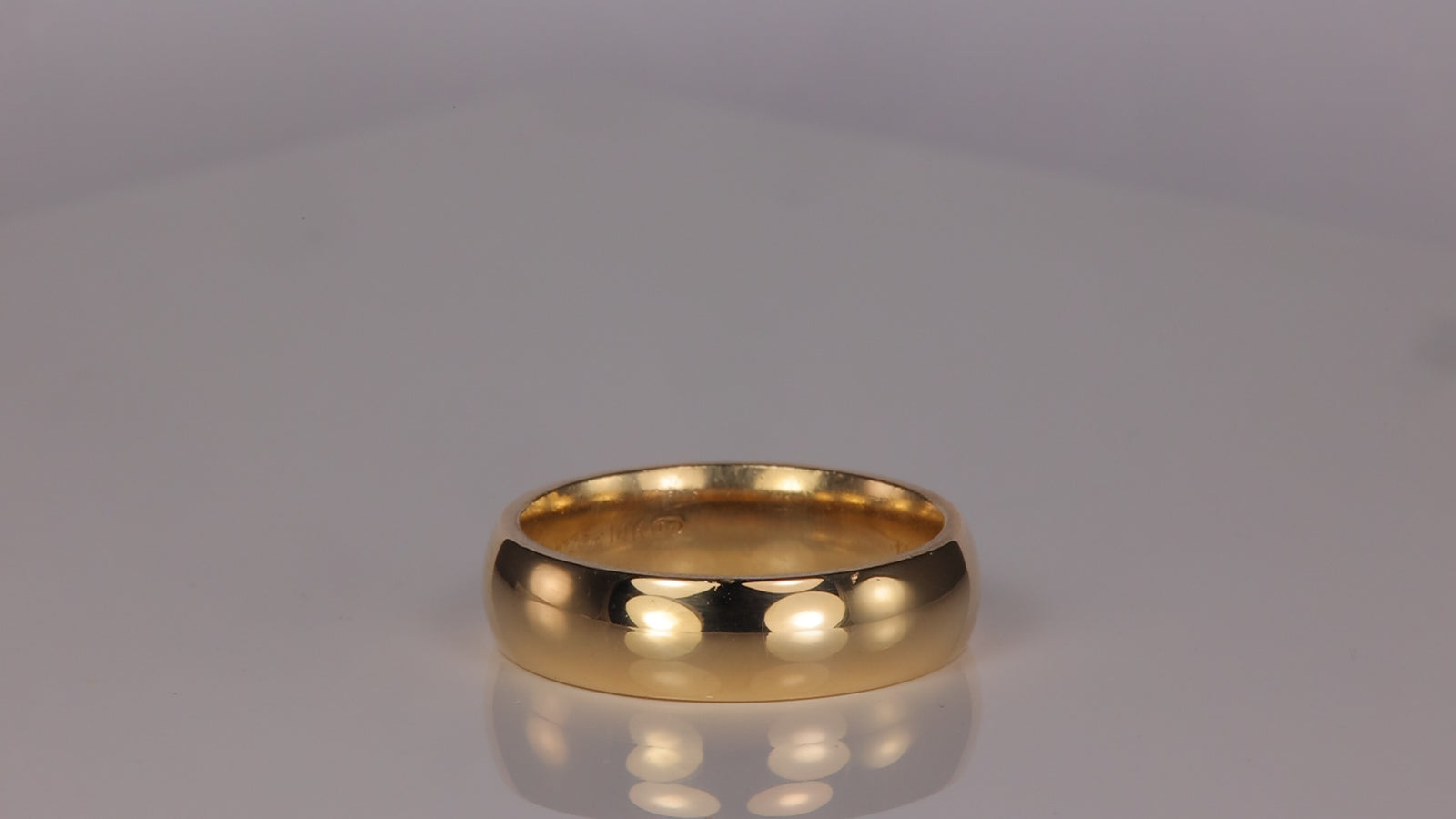 14K Yellow Gold Band 6mm