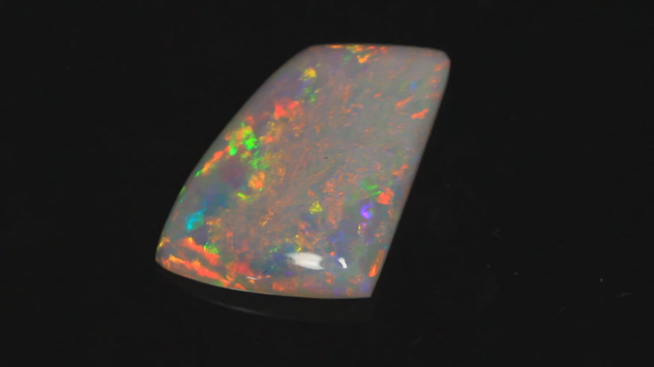 Vivid Colors Freeform Cabochon Welo Opal Gemstone 19.50 Carats
