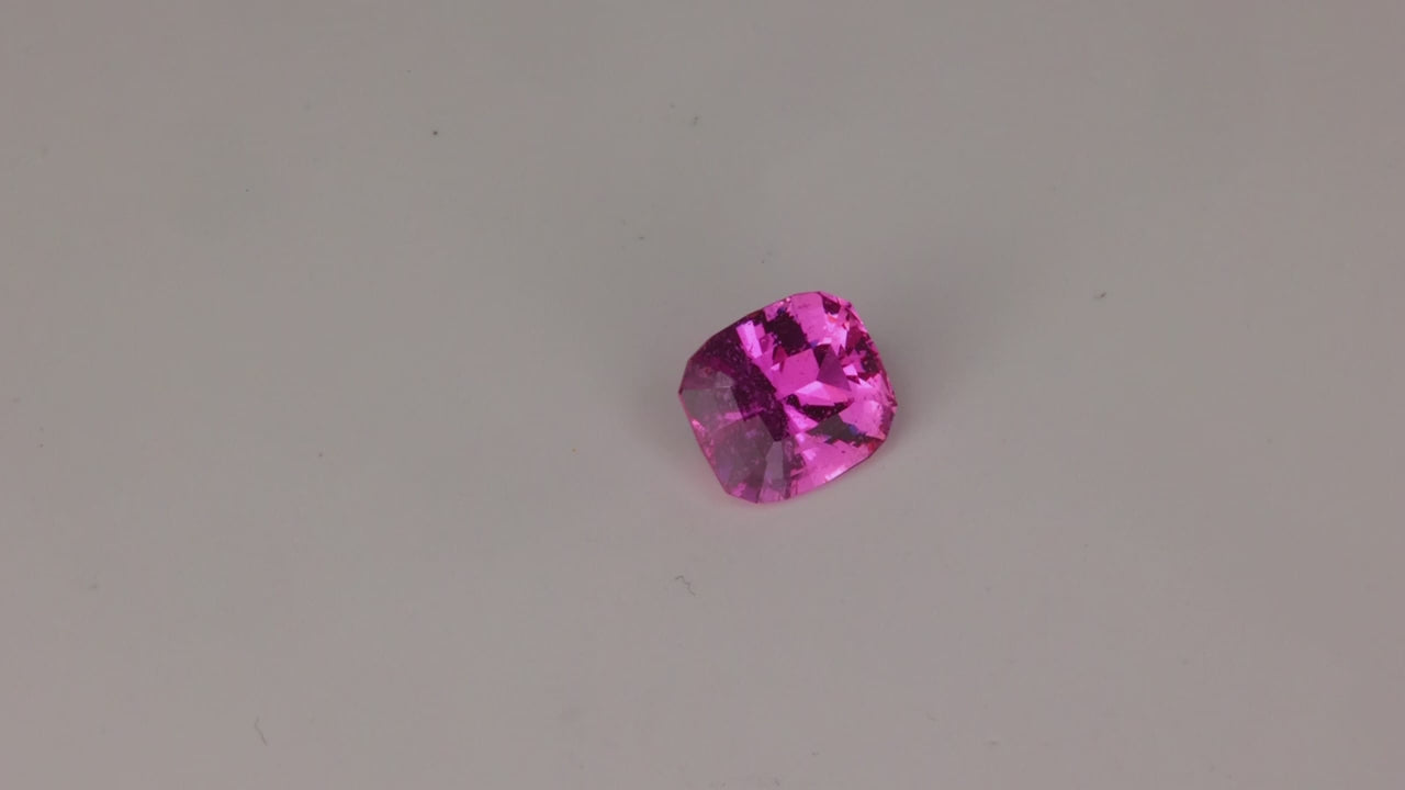 Antique Cushion Sapphire Gemstone 1.68 Carats NATURAL UNHEATED COLOR