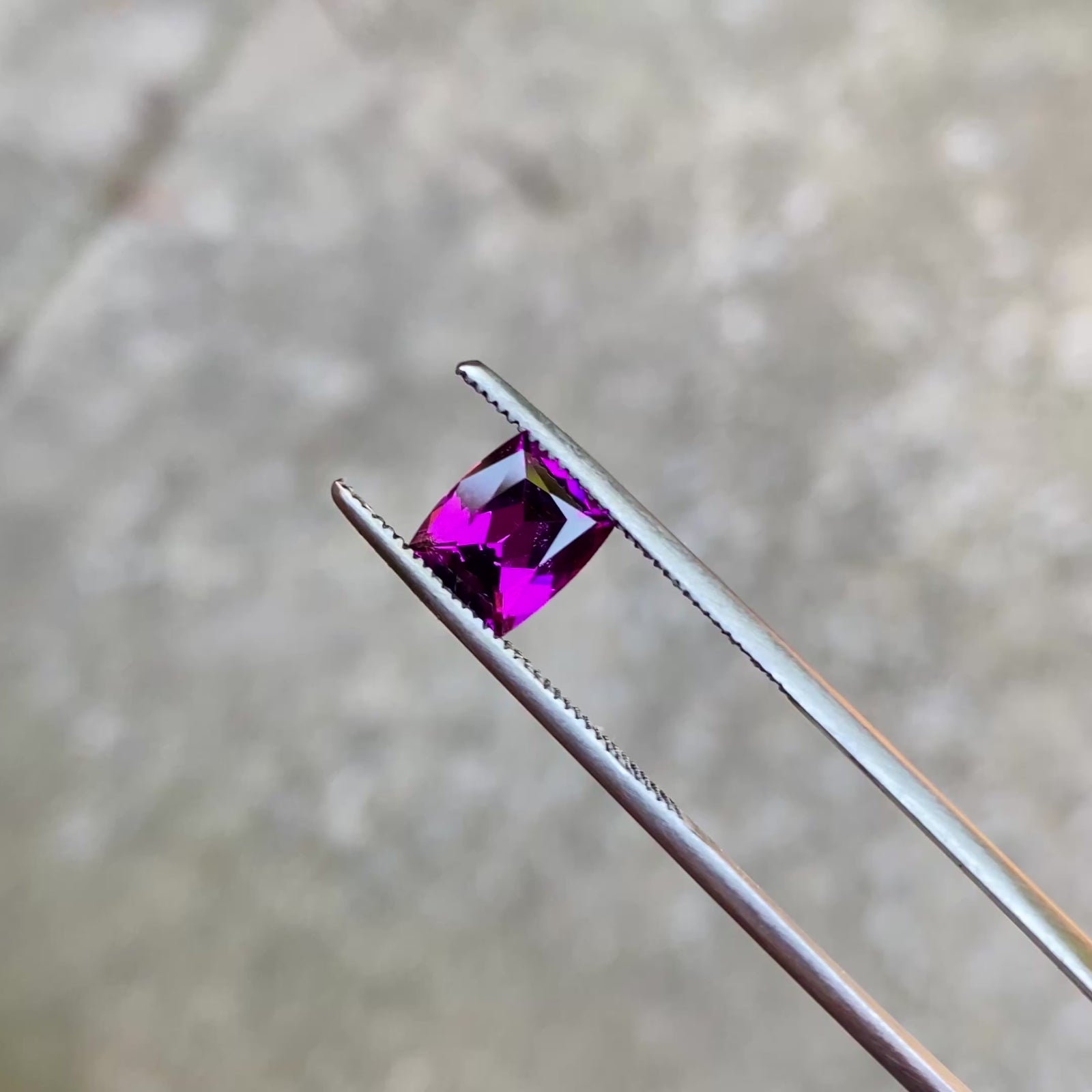 Antique Cushion Cut Garnet From Tanzania 2.10 Carats