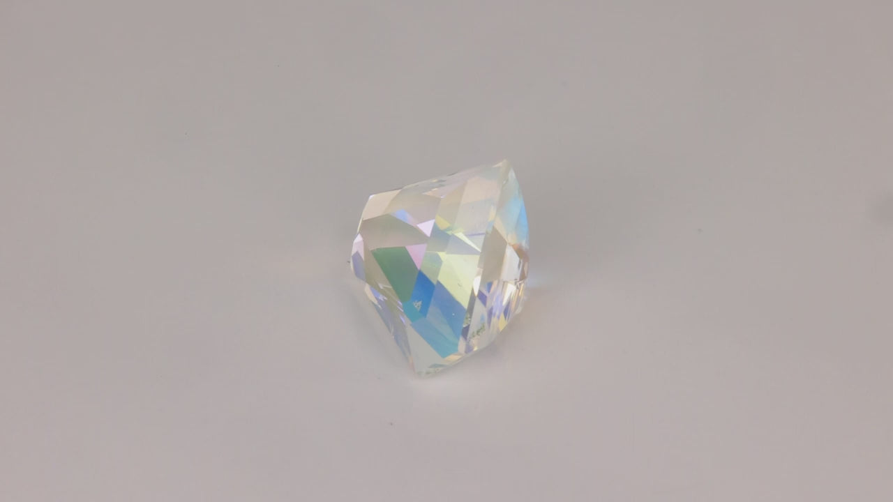 Shield Cut Rainbow Moonstone From Madagascar 6.67cts