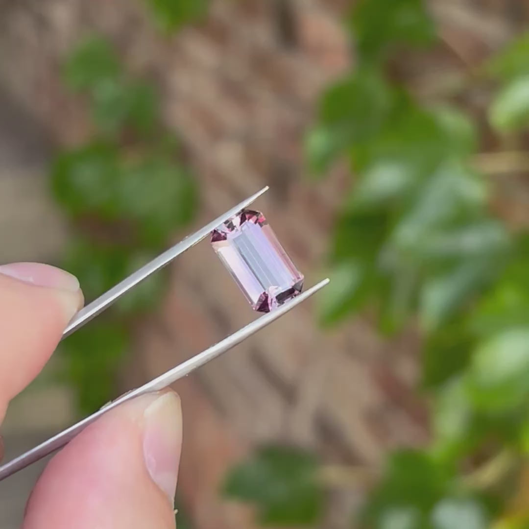 Emerald Cut Natural Diaspore From Afghanistan 4.18cts