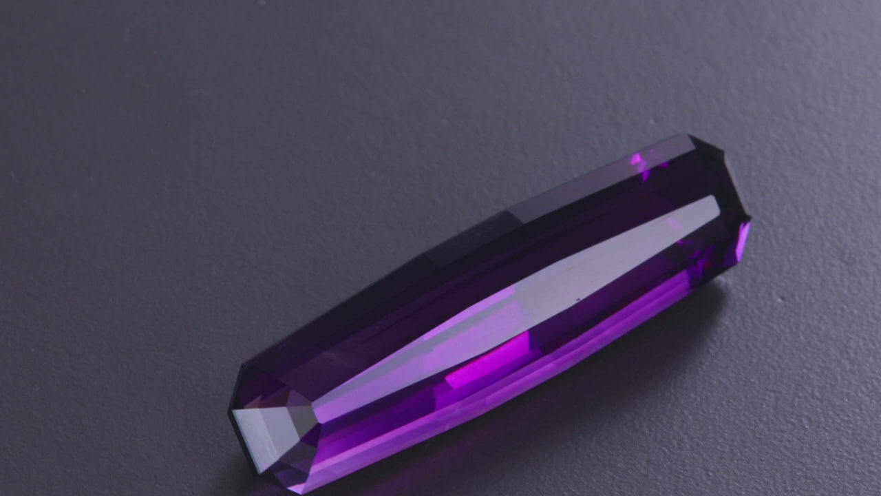 Modified Emerald Cut Amethyst 61.52 Carats