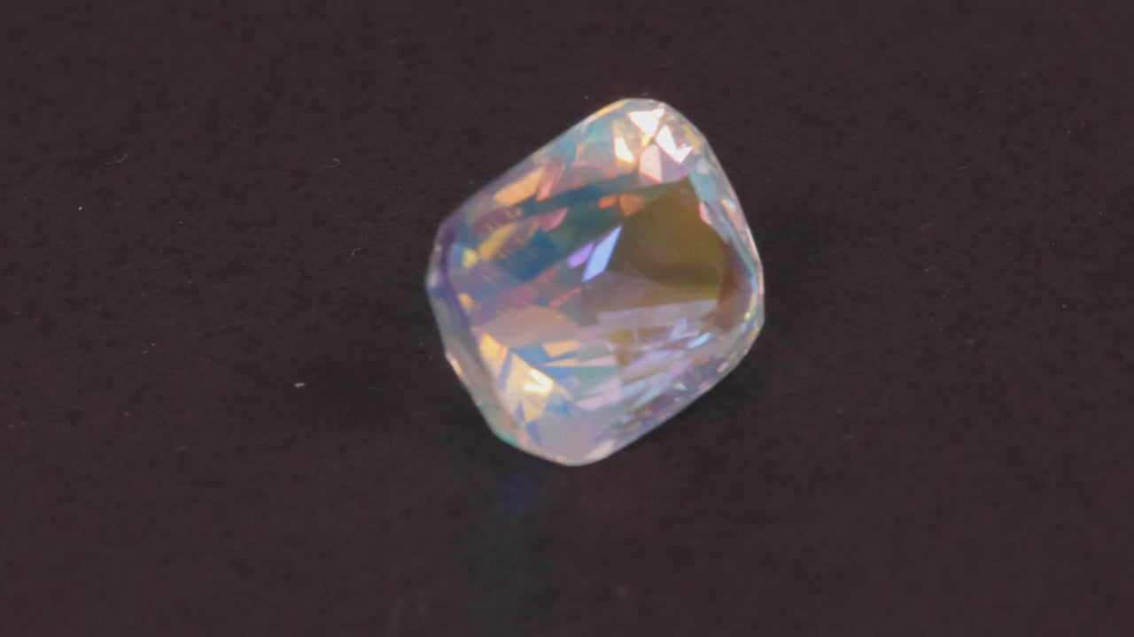 Antique Cushion Cut Rainbow Moonstone From Madagascar 7.90cts