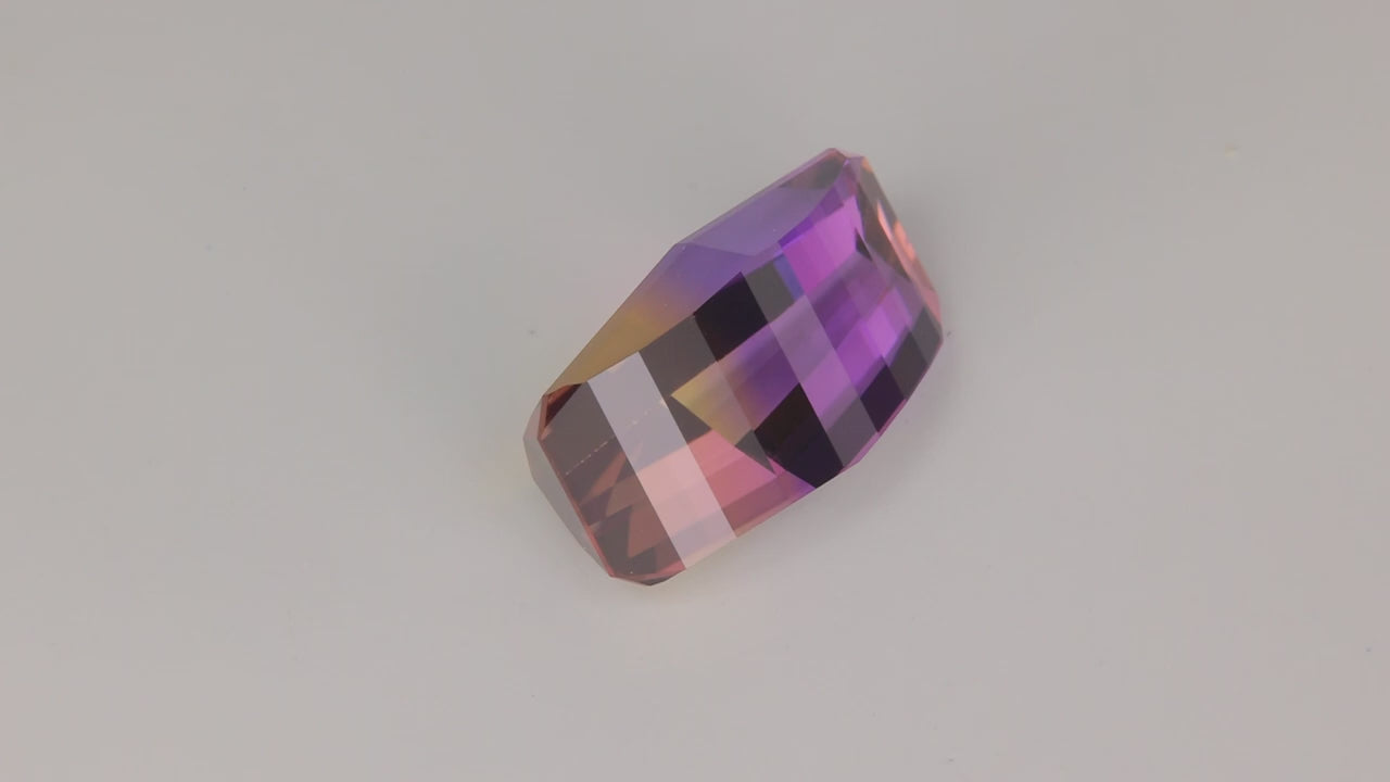 Opposed Bar (Pixel) Cut Ametrine 13.16 Carats