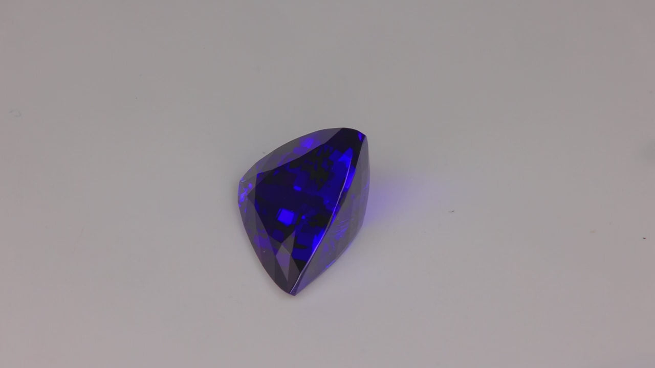 Trilliant Cut Tanzanite 6.82 Carats