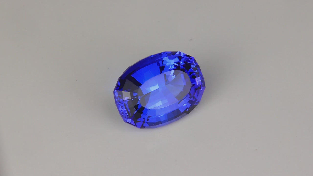 HIDDEN GEM | Antique Cushion Cut Blue Tanzanite 5.10 Carats
