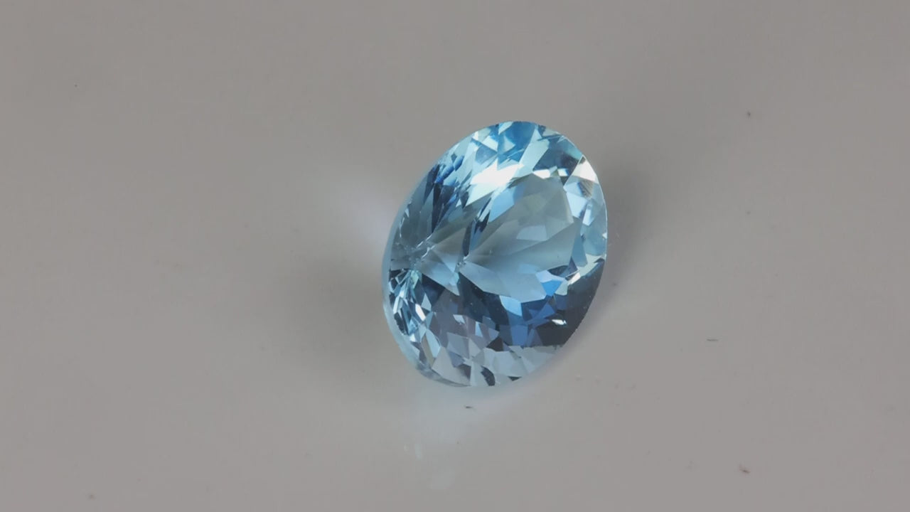 Oval Cut Aquamarine From Madagascar 1.92 Carats