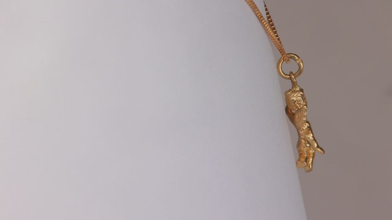 14K Yellow Gold Angel Pendant/Charm