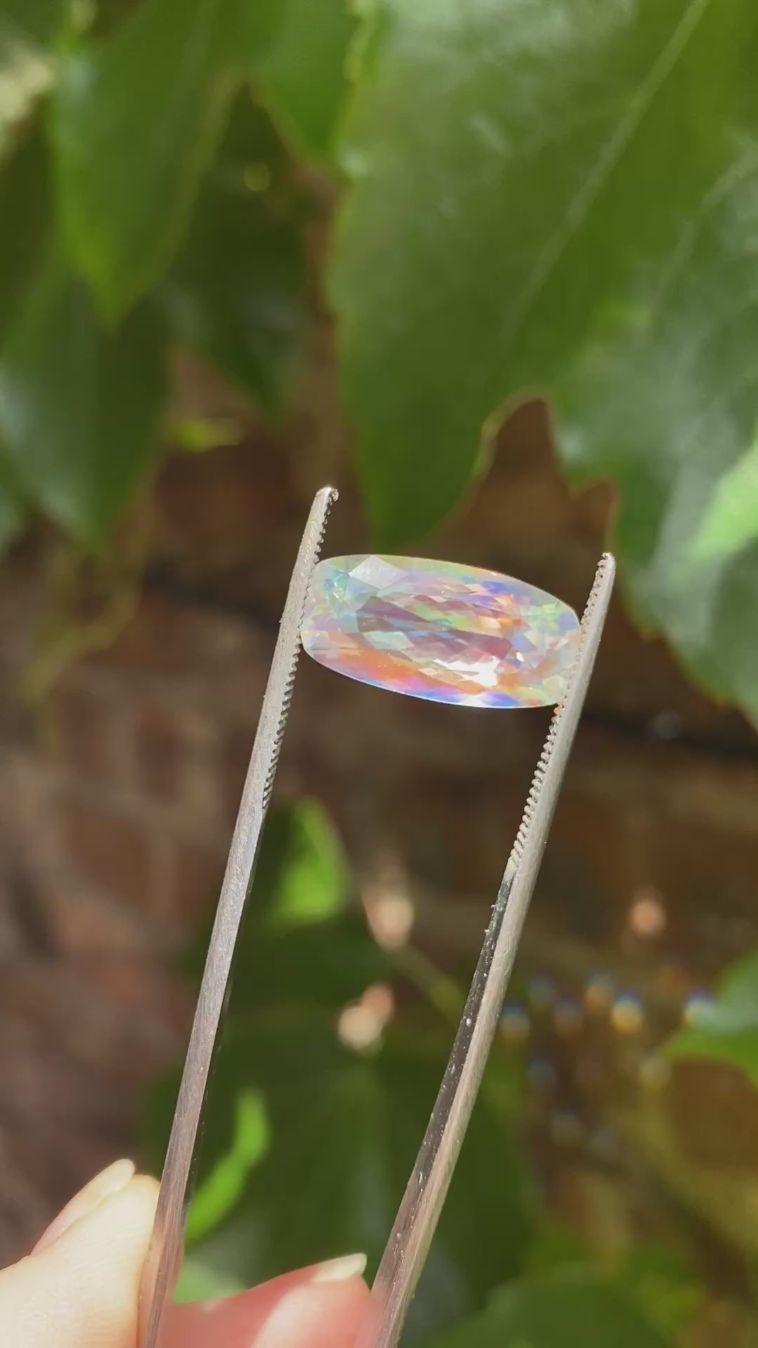 Antique Cushion Rainbow Moonstone 8.99 Carats