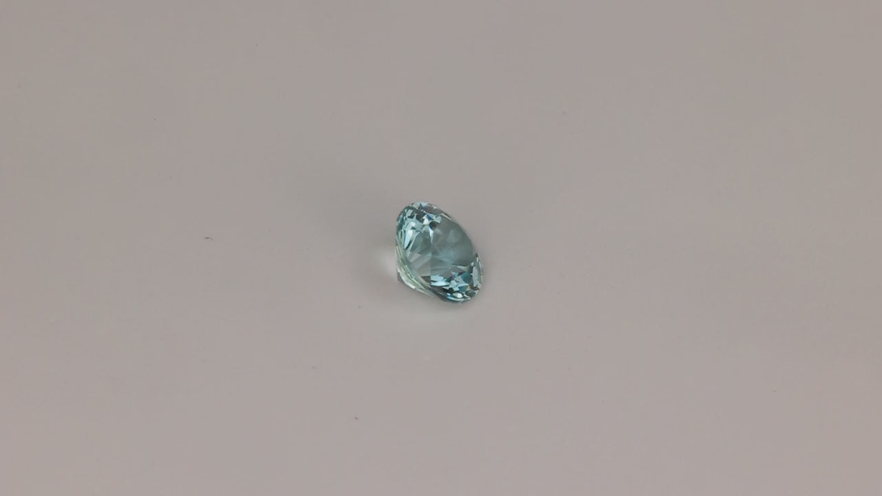 Round Brilliant Cut Sapphire From Montana .90cts