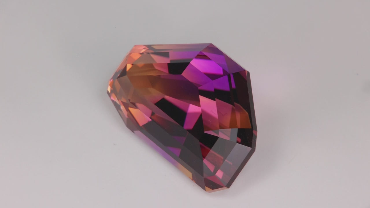 Freeform Step Cut Ametrine 54.21 Carats