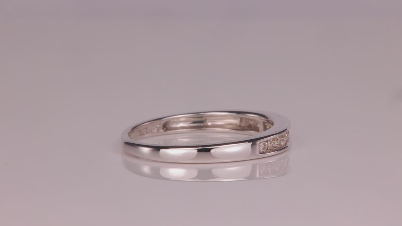 10K White Gold Champagne Diamond Ring .25cts