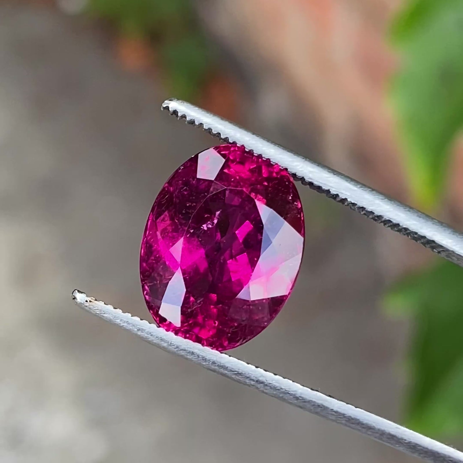 Oval Cut Rubellite Tourmaline 7.82 Carats