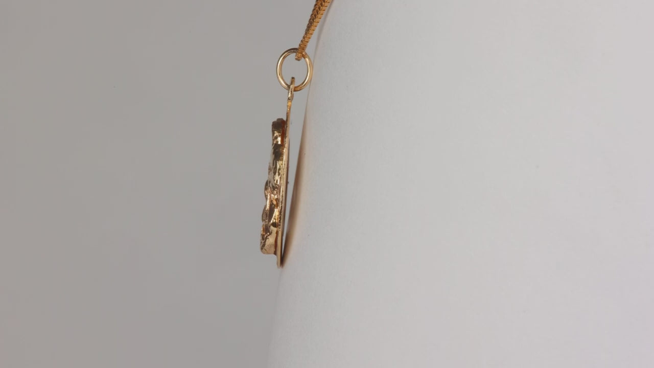 14K Yellow Gold Theater Pendant/Charm