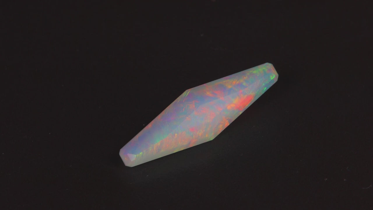 Faceted Angular Marquise Ethiopian Opal 6.08 Carats