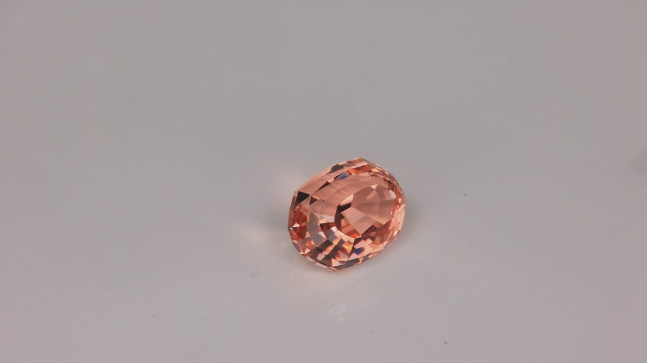 Stepped Oval Cut Tourmaline 3.01 Carats