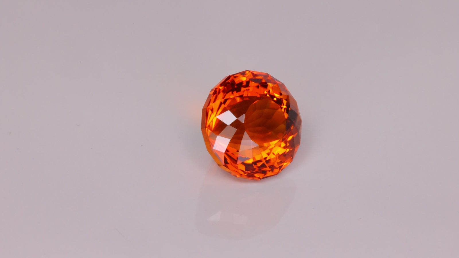 Round Portuguese Cut Citrine 6.47 Carats