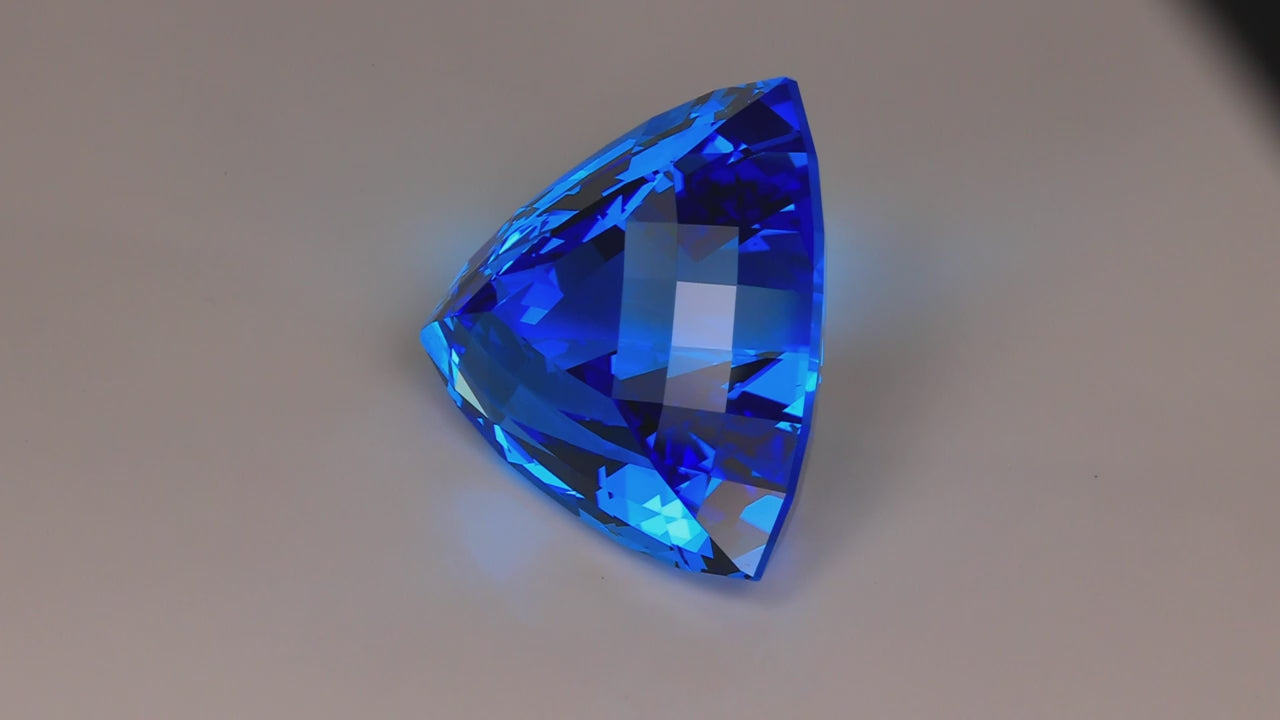 Topaze Bleue Naturelle Du Brésil - 1,39 Carat - Non Chauffée - P463.129T