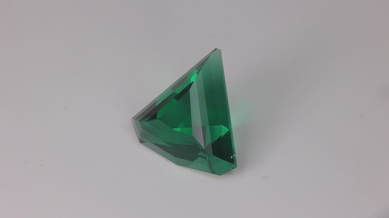 Kite Step Cut Fluorite With Rare Daylight Fluorescence 35.60 Carats