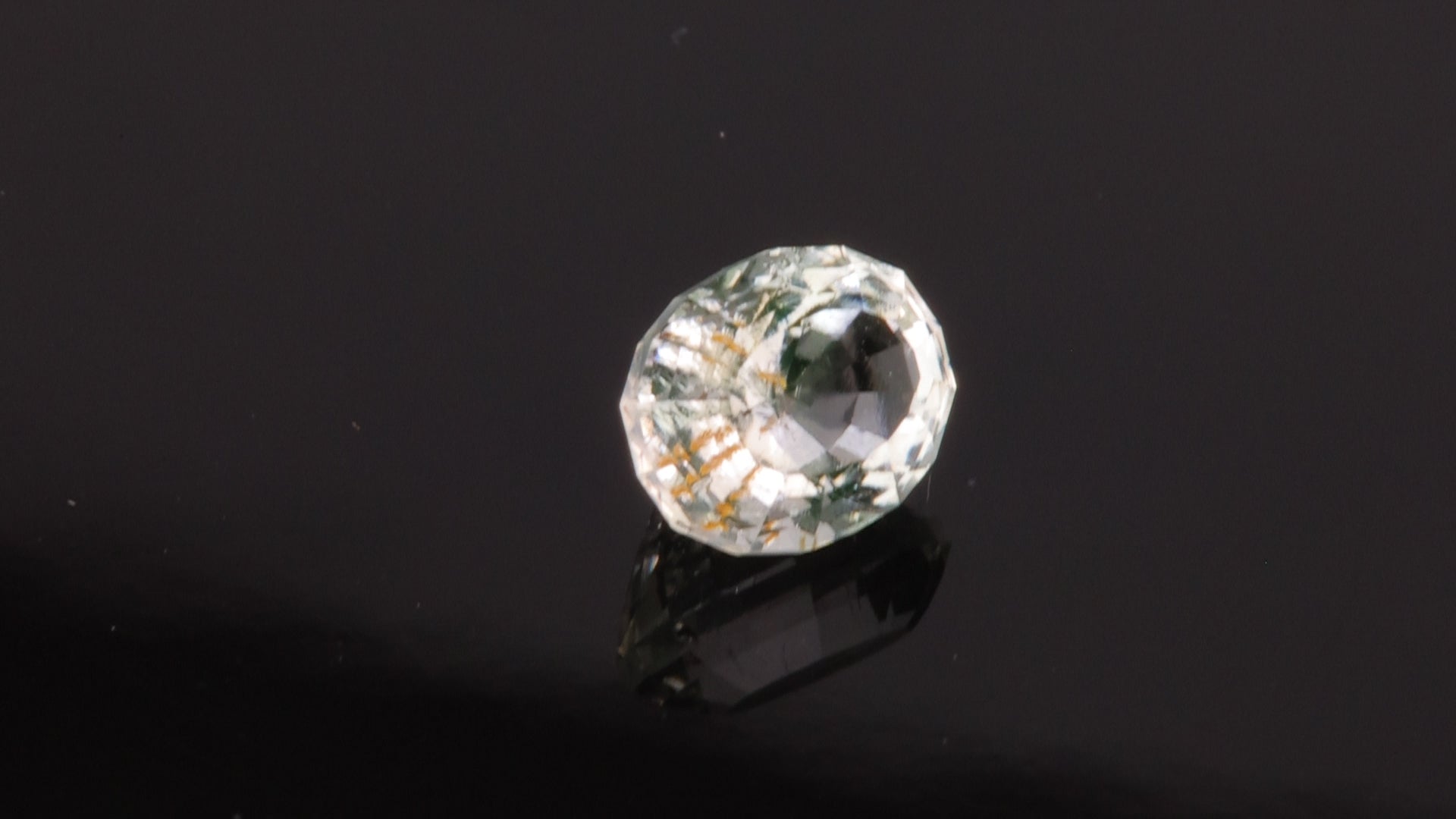 Rare Stepped Oval Hyalite Opal 1.59 Carats