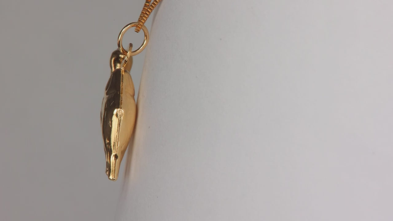 14K Yellow Gold Camel Pendant/Charm