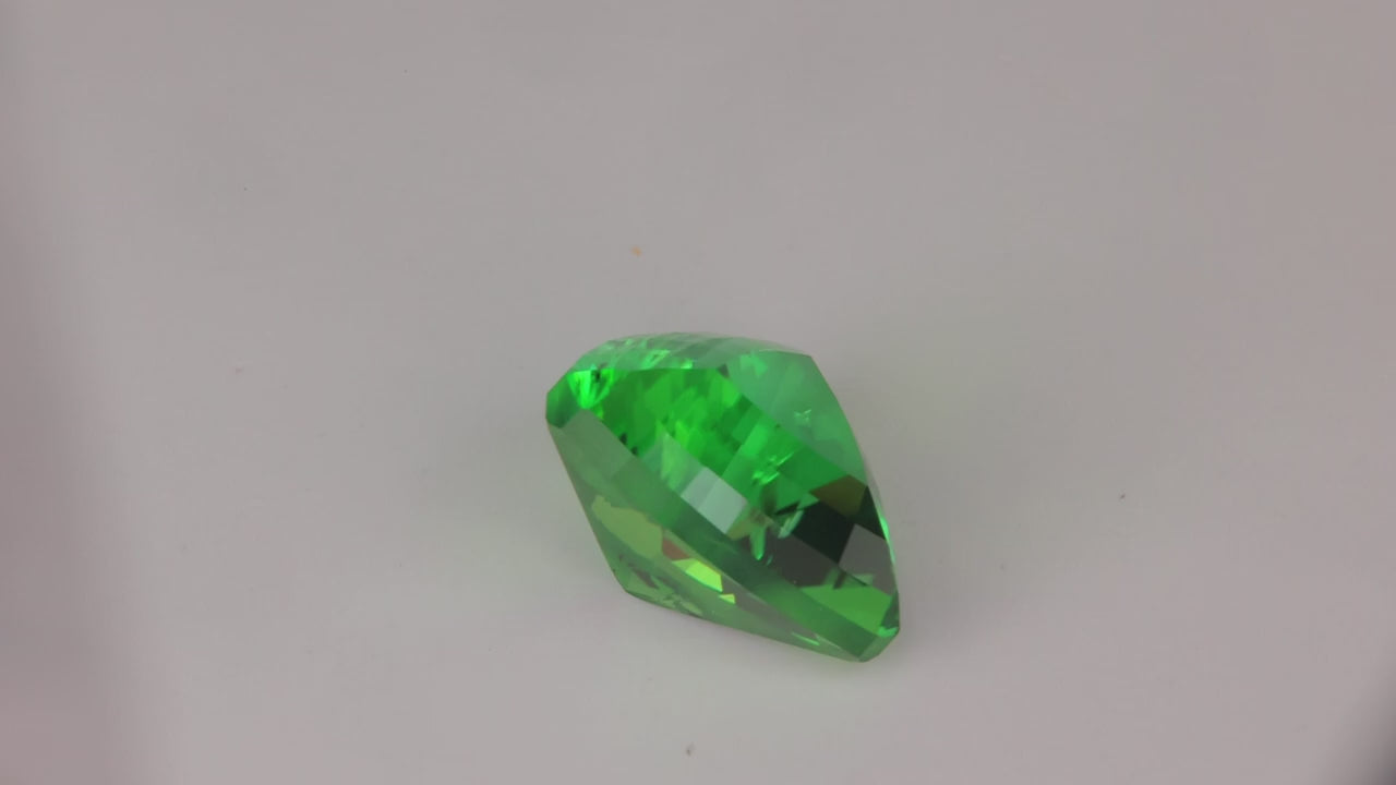 ON HOLD GS Trilliant Cut Chrome Tourmaline 5.65 Carats