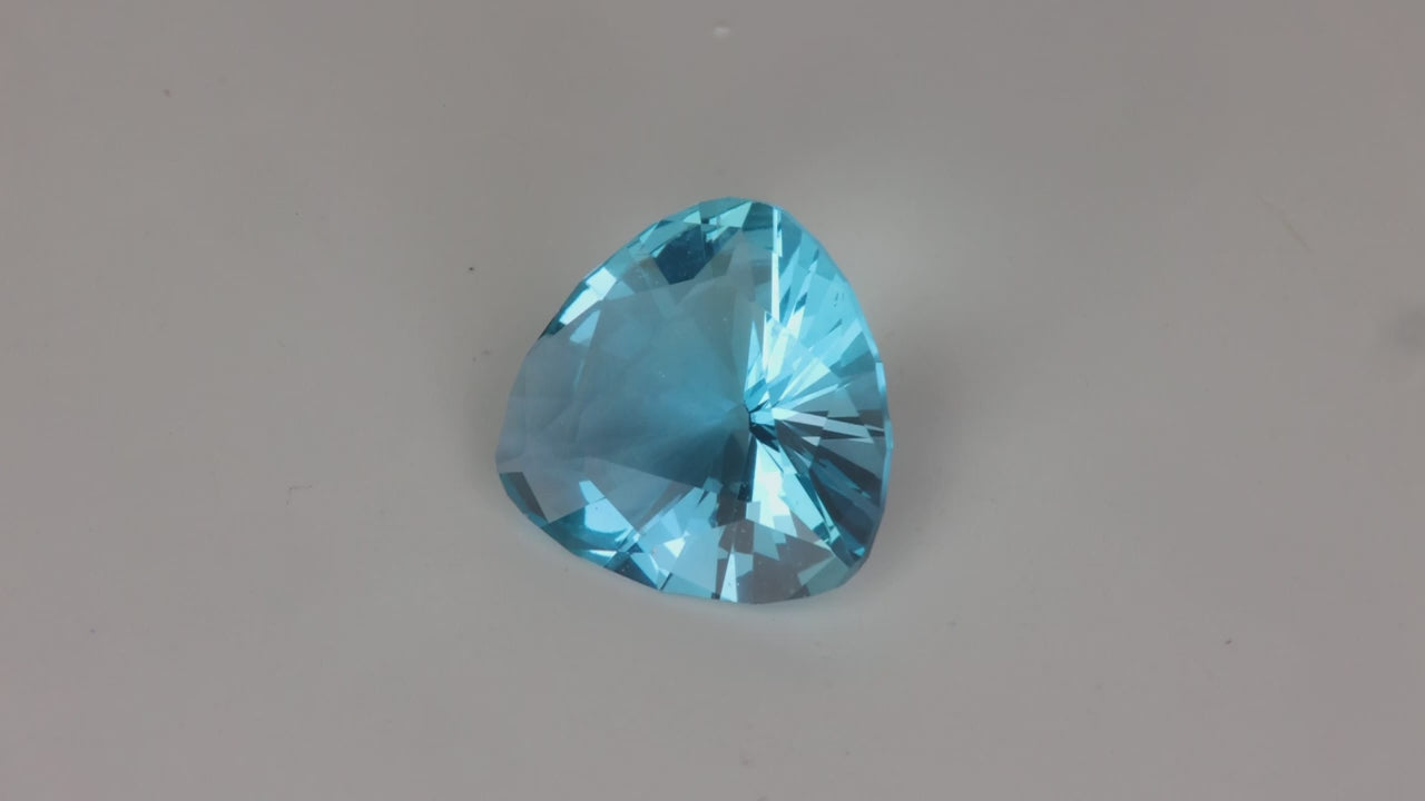Trilliant Cut Apatite 5.66 Carat
