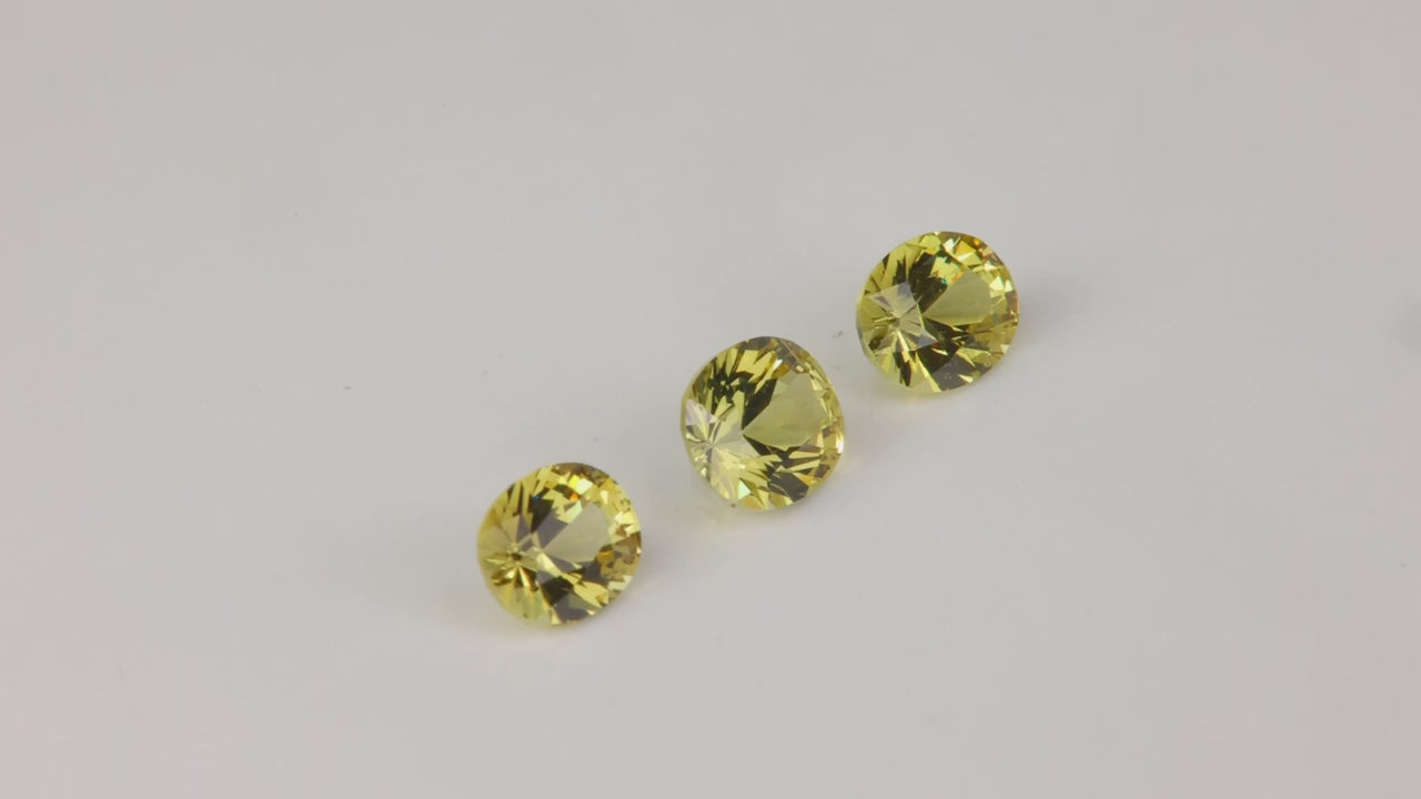 Trio of Oval Cut Natural Mali Garnets 2.41 Cttw