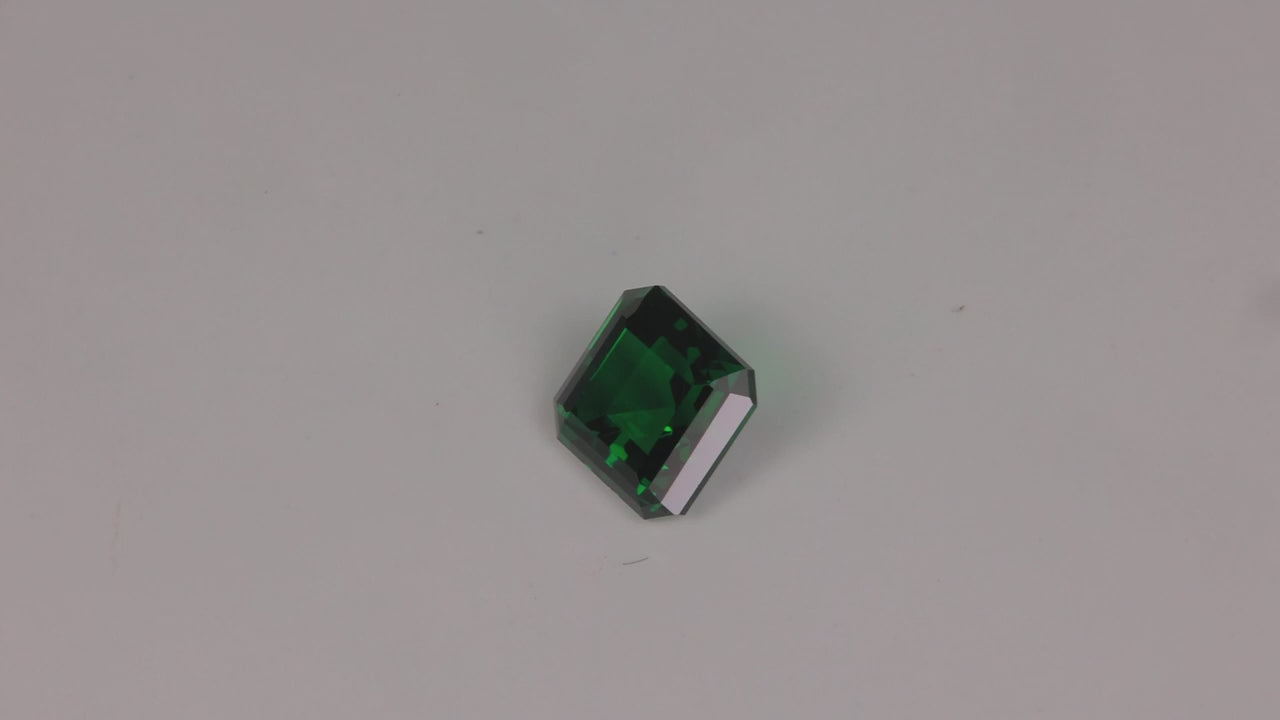 Square Step Cut Tsavorite Garnet From East Africa 1.62 Carats