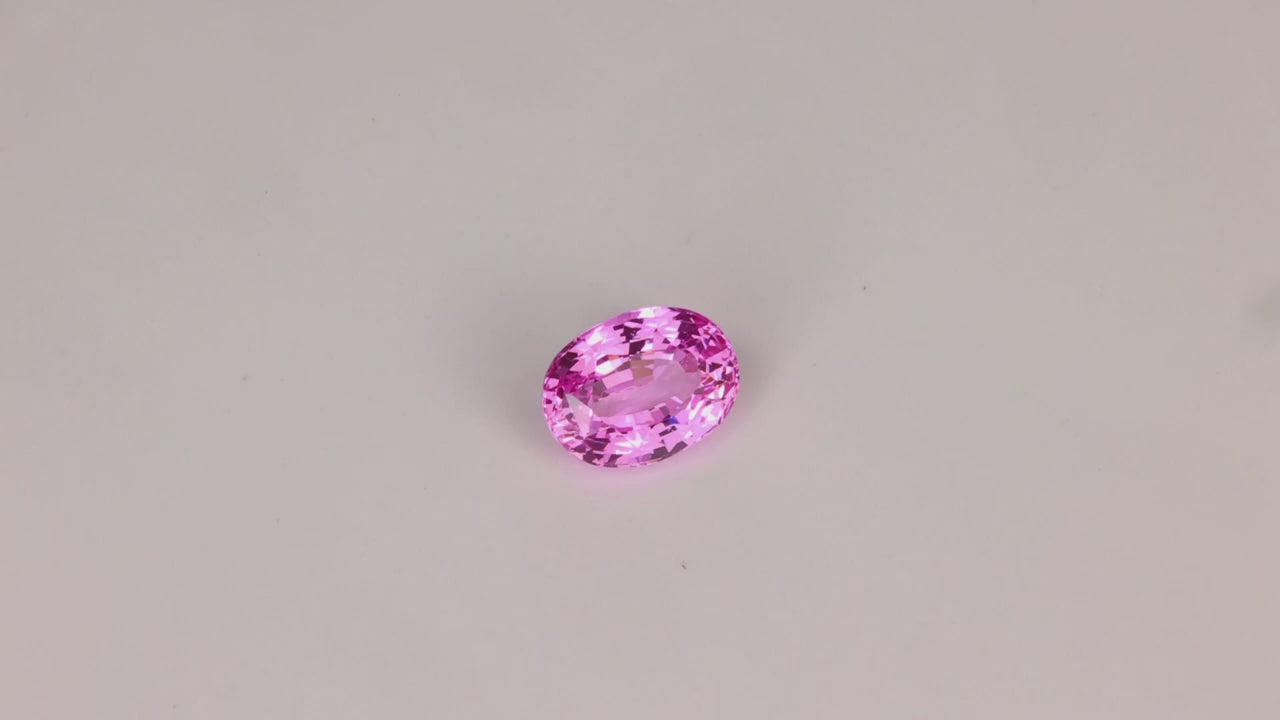 Oval Cut Pink Sapphire 1.99 Carats