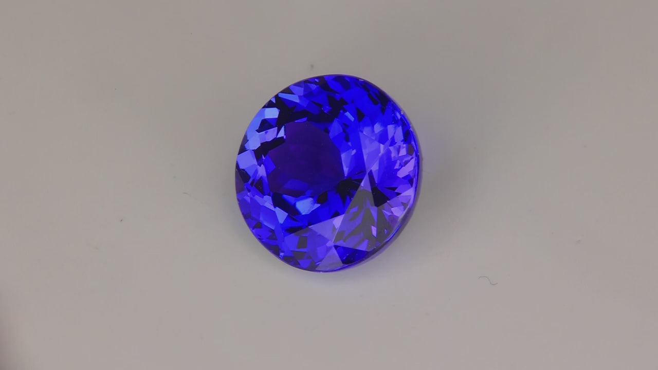 HIDDEN GEM | Round Brilliant Cut Tanzanite 6.23 Carats