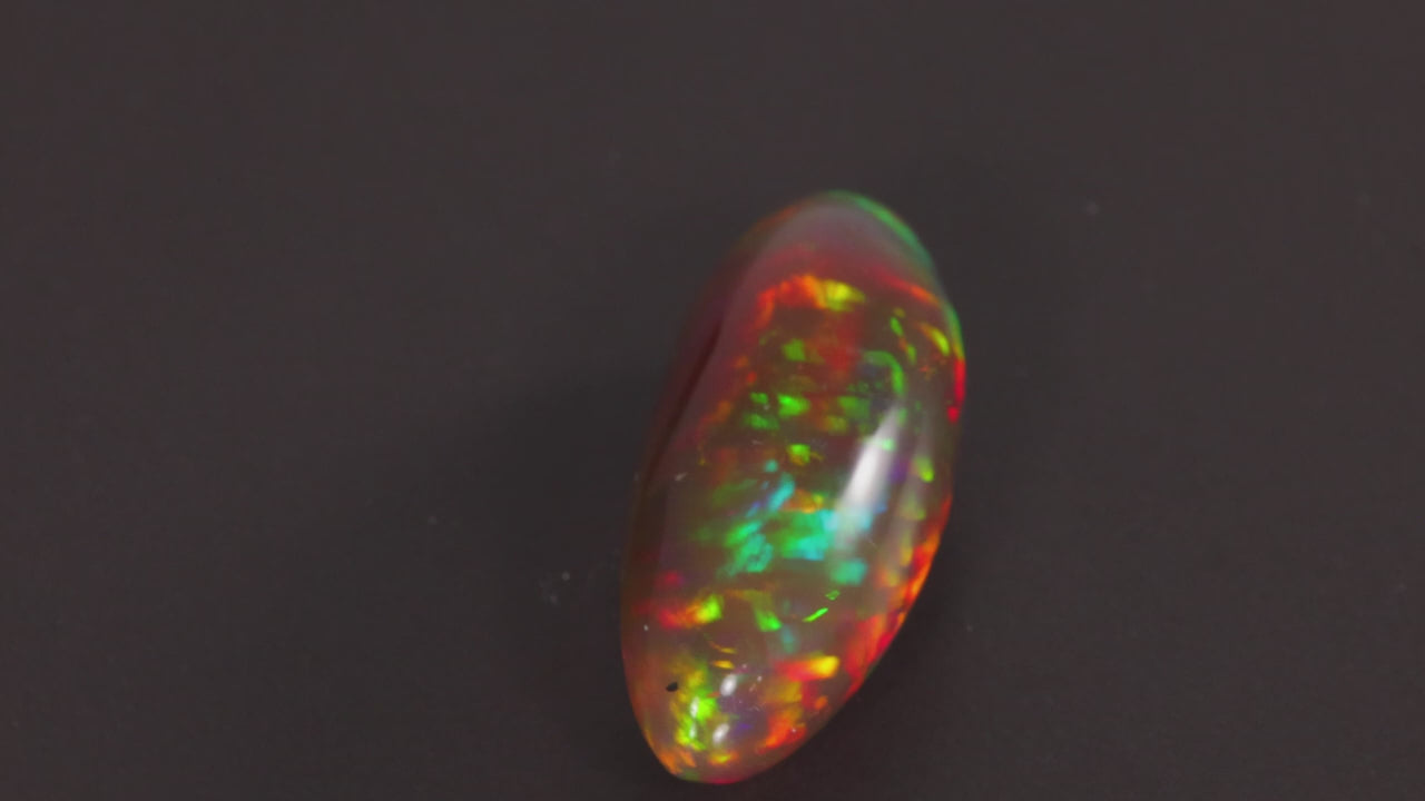 Semi-Black Welo Ethiopian Opal 24.13 Carats