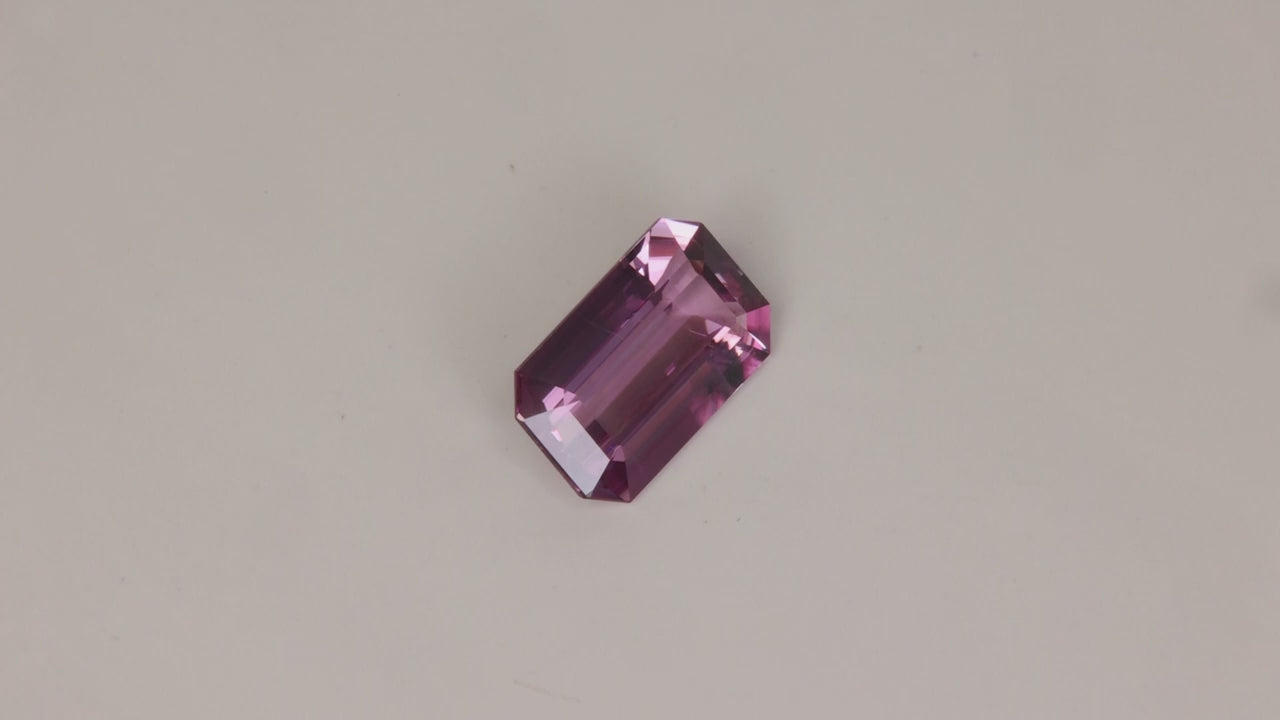 Emerald Cut Natural Diaspore From Afghanistan 4.18cts