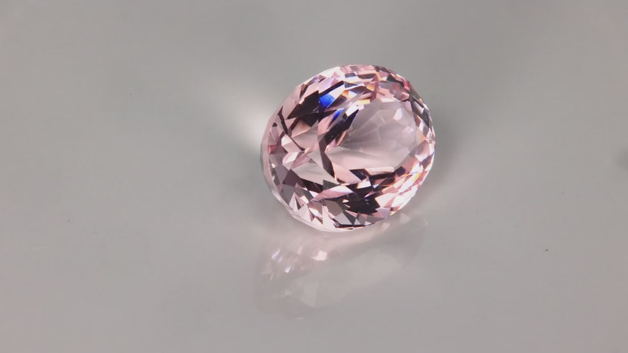 Oval Morganite Gemstone 11.49 Carats