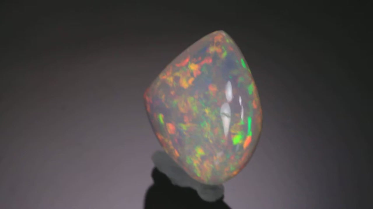 Rainbow Color Freeform Cabochan Opal Gemstone 15.90 Carats