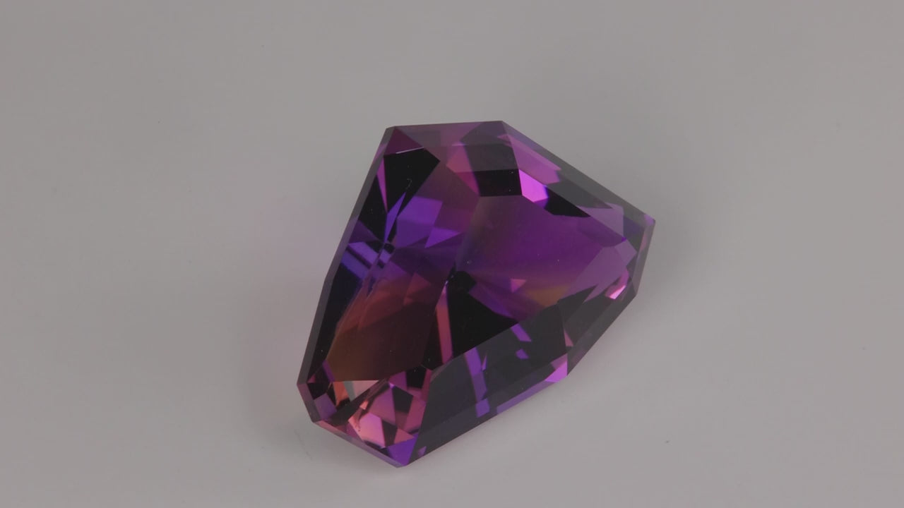 Freeform Faceted Ametrine From Bolivia 45.64 Carats