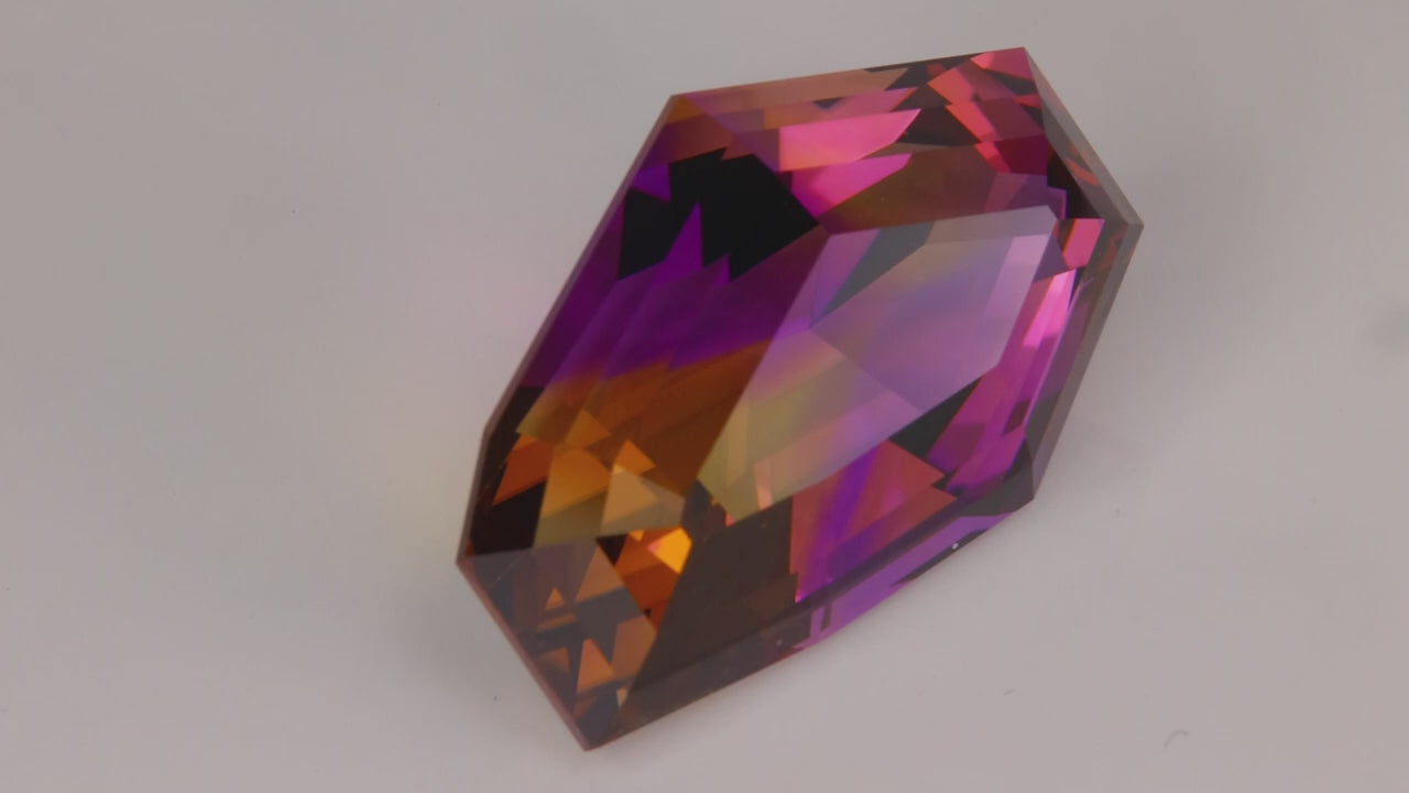 Freeform Faceted Ametrine 59.49 Carats