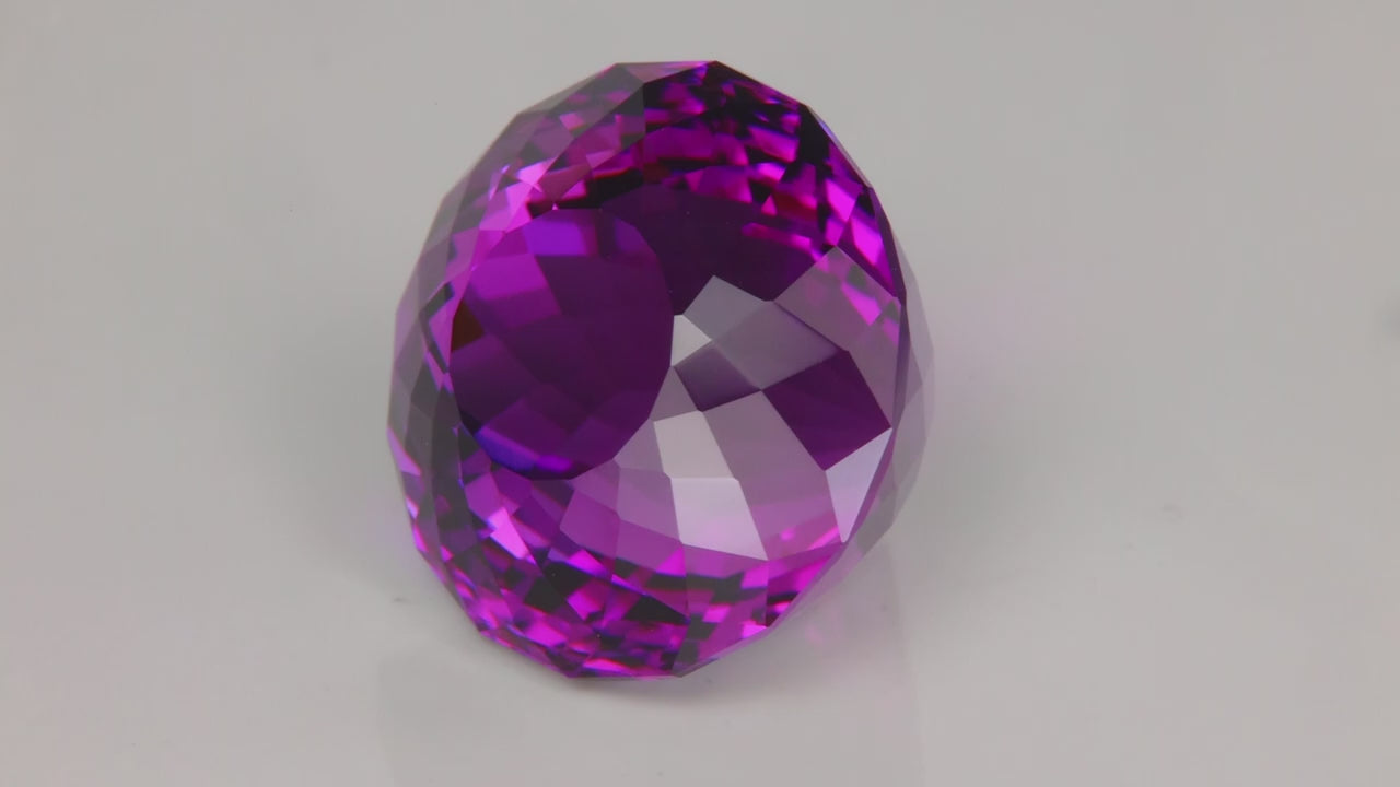 Round Portuguese Cut Amethyst 22.40 Carats