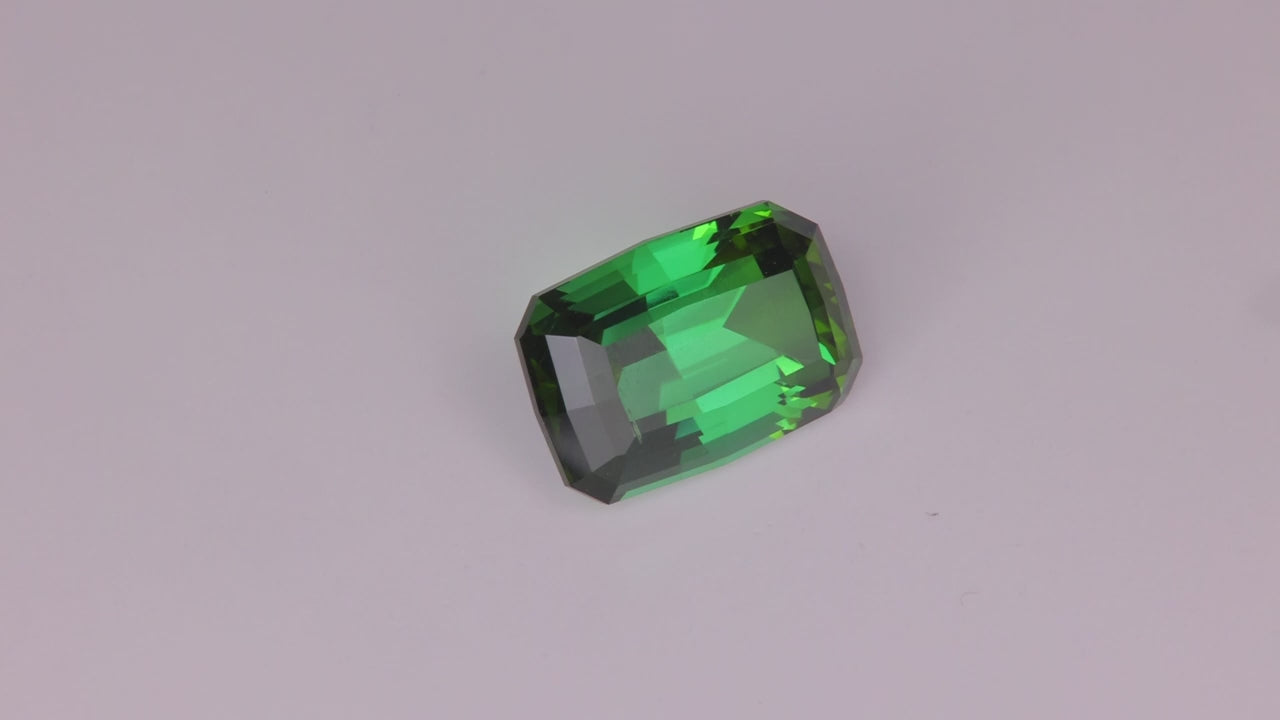 Split Facet Emerald Cut Tourmaline 7.07 Carats