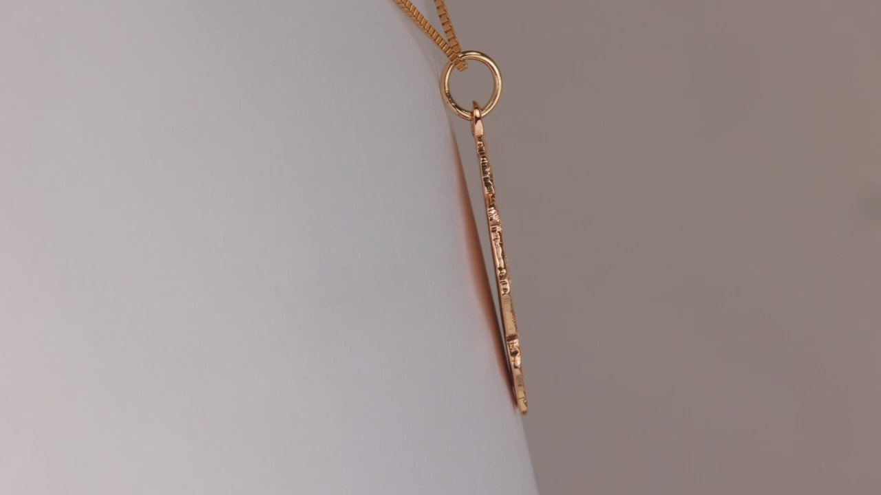 14K Yellow Gold Illinois Pendant/Charm